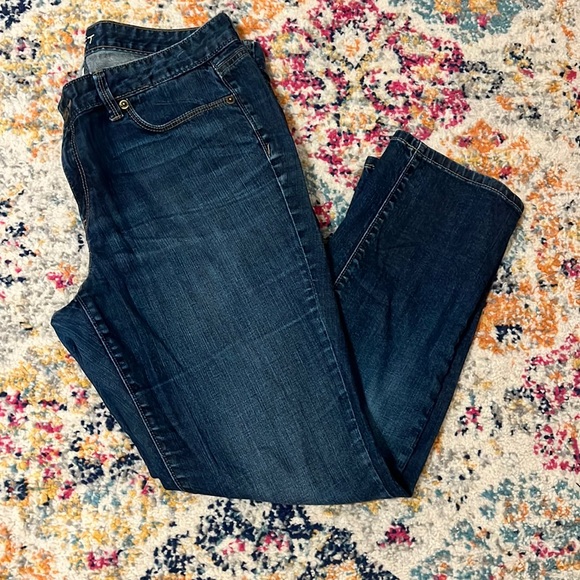 LOFT Denim - Women’s LOFT 12P 31P petite Modern Straight 5 pocket jeans, no distressing